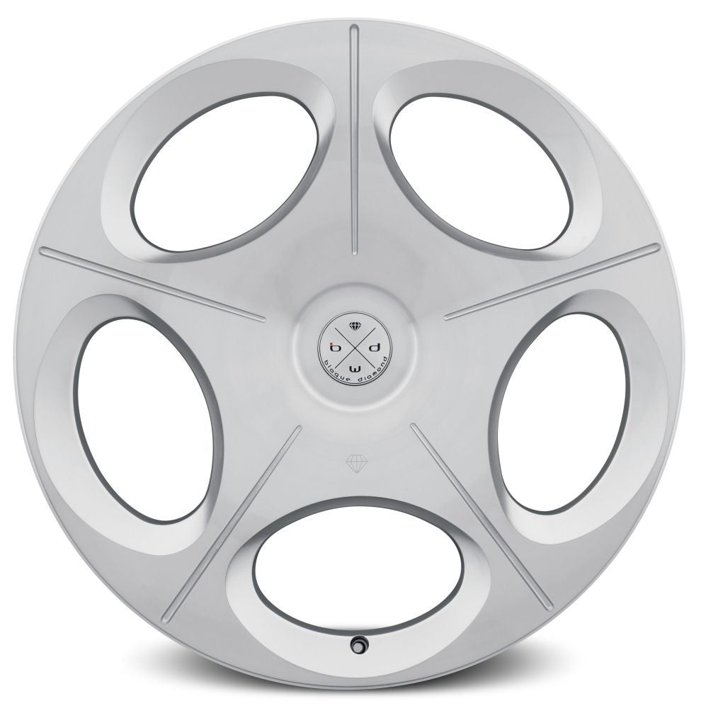 22x10.5 Blaque Diamond BD-77 Silver w/ Brushed Face – Need 4