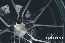 20x10 Vertini RF1.8 Dual Gloss Black (Rotary Forged)