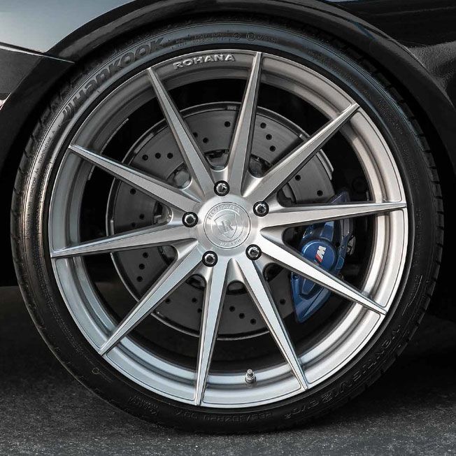 20x10 Rohana RFX1 Brushed Titanium (Cross Forged) 5x4.5/114.3 40mm