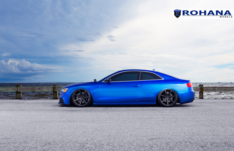 Audi A5 B8 Blue Rohana RC7