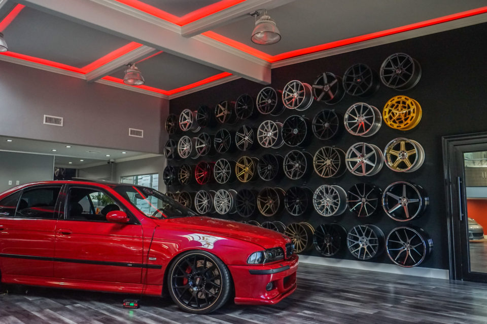 n4sm need 4 speed motorsports showroom overview M5 BMW Wheel Wall