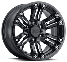 17x8.5 Black Rhino Asagai Matte Black w/ Machined Spoke & Stainless Bolts