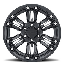17x8.5 Black Rhino Asagai Matte Black w/ Machined Spoke & Stainless Bolts