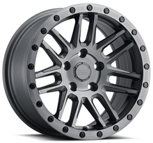 18x8 Black Rhino Arches Matte Brushed Gunmetal w/ Black Lip & Black Bolts