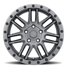 15x7 Black Rhino Arches Matte Brushed Gunmetal w/ Black Lip & Black Bolts