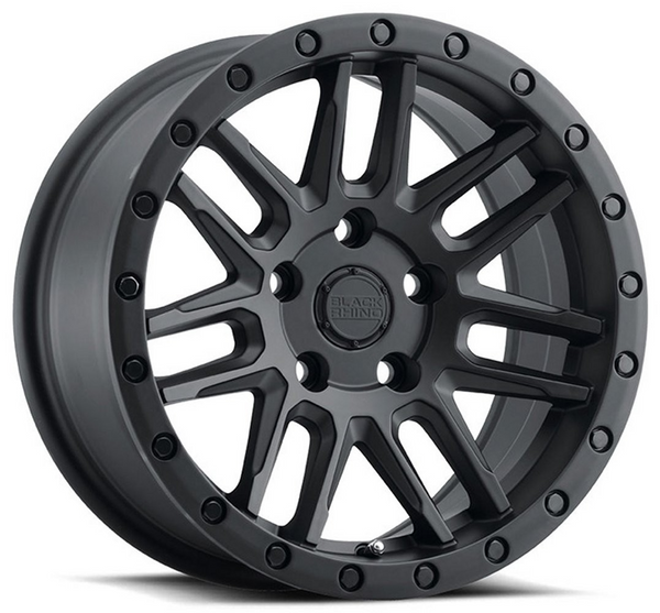 19x8 Black Rhino Arches Matte Black
