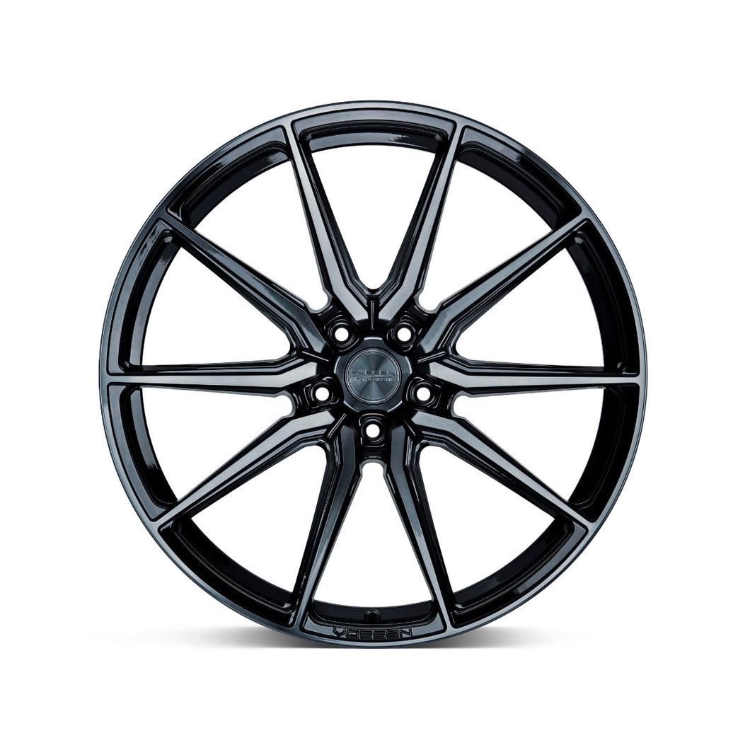 22x10.5 Vossen HF-3 Gloss Black (Hybrid Forged)