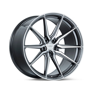 22x11 Vossen HF-3 Gloss Graphite Polished (Hybrid Forged)