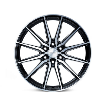 20x9.5 Vossen HF6-1 Brushed Matte Black (Hybrid-Forged)