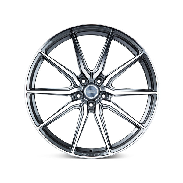 19x9.5 Vossen HF-3 Gloss Graphite Polished (Hybrid Forged)