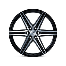 22x9.5 Vossen HF6-2 Brushed Matte Black (Hybrid-Forged)