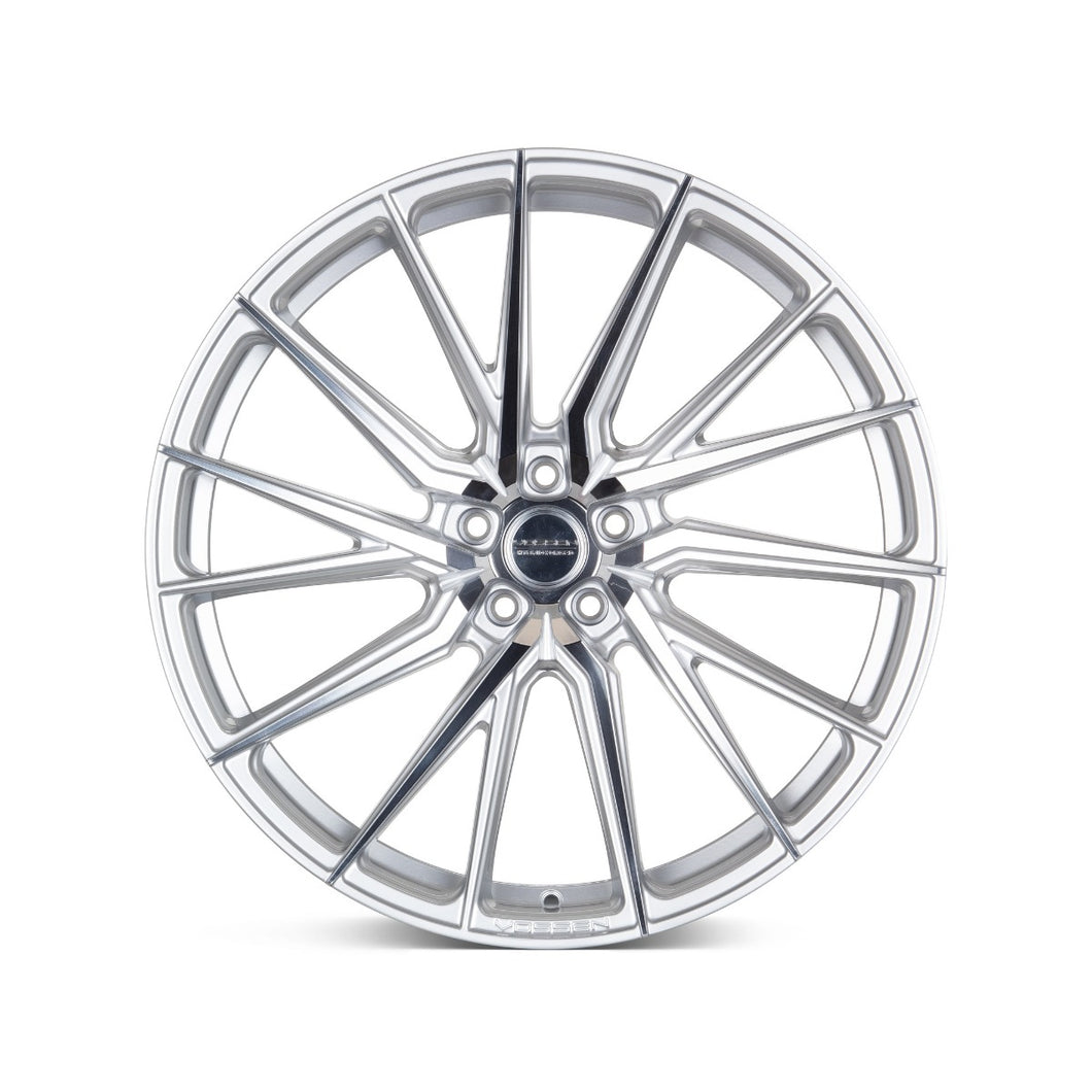20x9.5 Vossen HF-FT Silver Polished (Hybrid Forged)