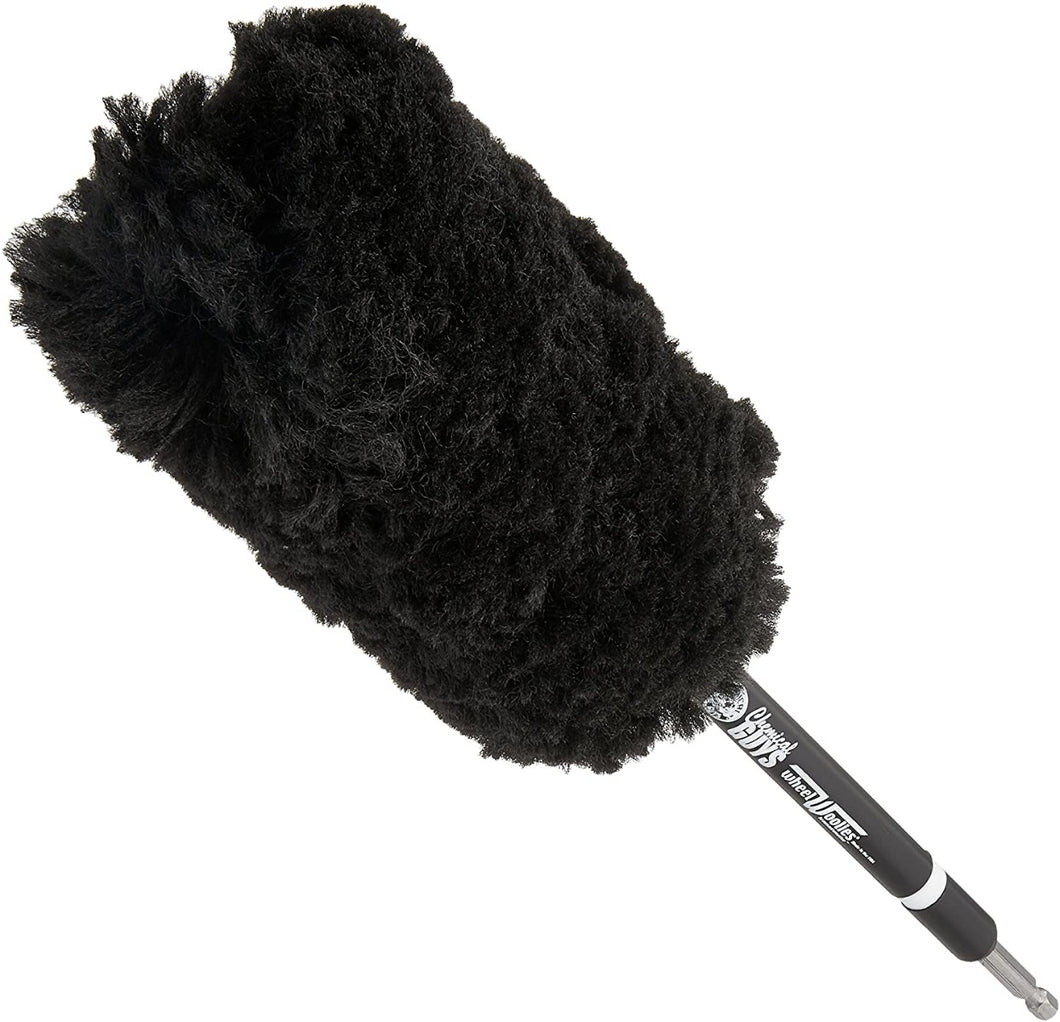 Chemical Guys Power Woolie PW12X Synthetic Microfiber Wheel Brush w/Drill Adapter