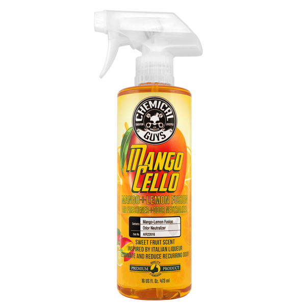 Chemical Guys Mangocello Mango Lemon Fusion Air Freshener & Odor Eliminator - 16oz