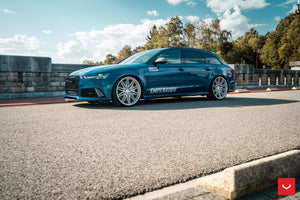 Staggered full Set - (2) 19x8.5 Vossen CV10 Silver Machined (Monoblock) (2) 19x9.5 Vossen CV10 Silver Machined (Monoblock)