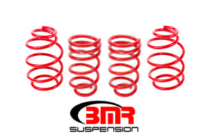 BMR 15-17 S550 Mustang Drag Version Lowering Springs (Set Of 4) - Red