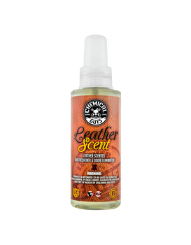 Chemical Guys Leather Scent Air Freshener & Odor Eliminator - 4oz