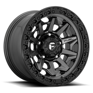 17x8.5 FUEL Covert w/ NITTO Trail Grappler 35" tires (Gunmetal w/ Black Ring)