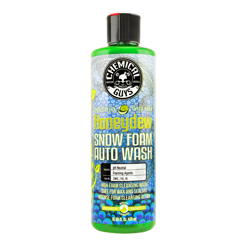 Chemical Guys Honeydew Snow Foam Auto Wash Cleansing Shampoo - 16oz