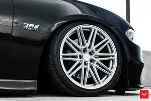 Staggered full Set - (2) 19x8.5 Vossen CV10 Silver Machined (Monoblock) (2) 19x9.5 Vossen CV10 Silver Machined (Monoblock)