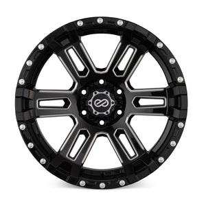 18x8.5 COMMANDER Enkei (Gloss Black w/ Milled Spokes)