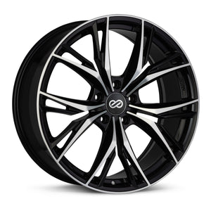 20x8.5 ONYX Enkei (Gloss Black w/ Milled Spokes)