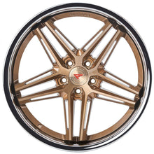 20x12 Ferrada CM1 Brushed Cobre w/ Chrome Lip 5x120 45mm