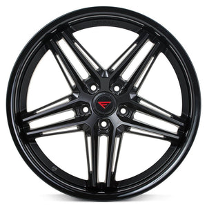 19x10.5 Ferrada CM1 Matte Black w/ Gloss Black Lip 5x4.5/114.3 43mm
