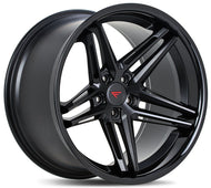 20x10.5 Ferrada CM1 Matte Black w/ Gloss Black Lip 5x4.5/114.3 40mm