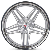 20x10 Ferrada CM1 Machined Silver w/ Chrome Lip 5x112 45mm
