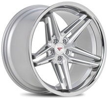 20x10 Ferrada CM1 Machined Silver w/ Chrome Lip 5x112 45mm