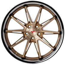 20x10 Ferrada CM2 Brushed Cobre w/ Chrome Lip 5x112 28mm