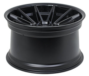 20x10.5 Ferrada CM2 Matte Black w/ Gloss Black Lip 5x4.5/114.3 40mm