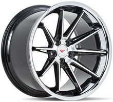 20x10.5 Ferrada CM2 Machine Black w/ Chrome Lip  5x112 25mm