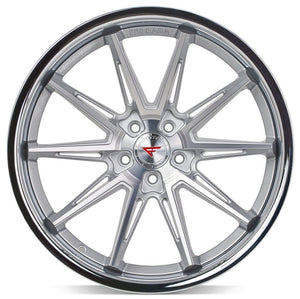 20x11.5 Ferrada CM2 Machined Silver w/ Chrome Lip 5x4.5/114.3 15mm