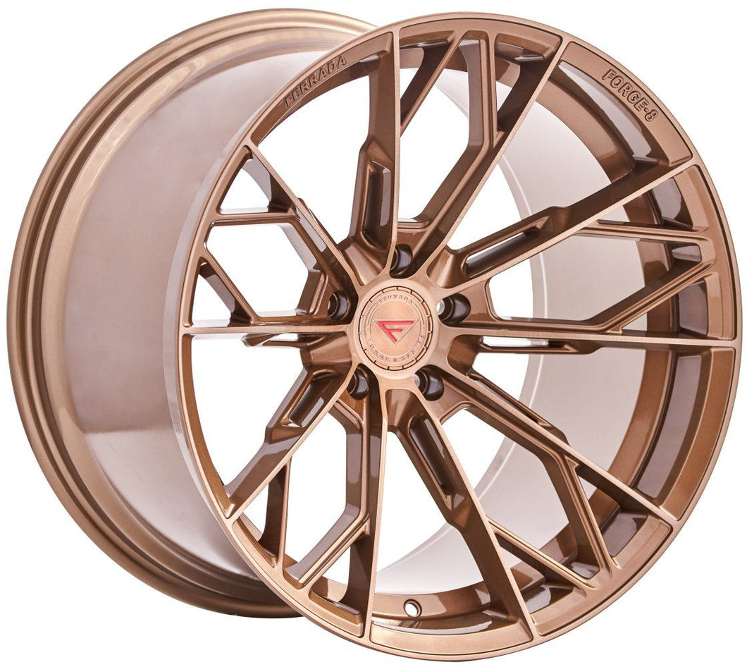 20x10.5 Ferrada Forge-8 FR11 Brushed Cobre (Rotary Forged) (Deep Concave) 5x120 40mm