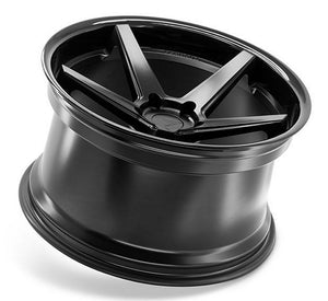 20x10 Ferrada FR3 Matte Black w/ Gloss Black Lip 5x112 28mm