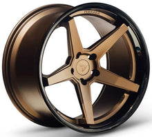 20x10.5 Ferrada FR3 Matte Bronze w/ Gloss Black Lip 5x4.25/108 38mm