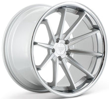 20x9 Ferrada FR4 Machine Silver  w/ Chrome Lip 5x4.25/108 35mm