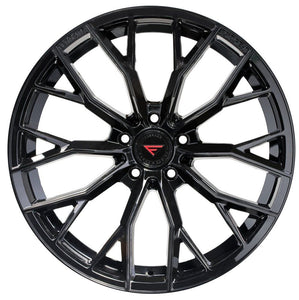 20x8.5 Ferrada Forge-8 FR9 Obsidian Black (Rotary Forged) 5x4.5/114.3 35mm