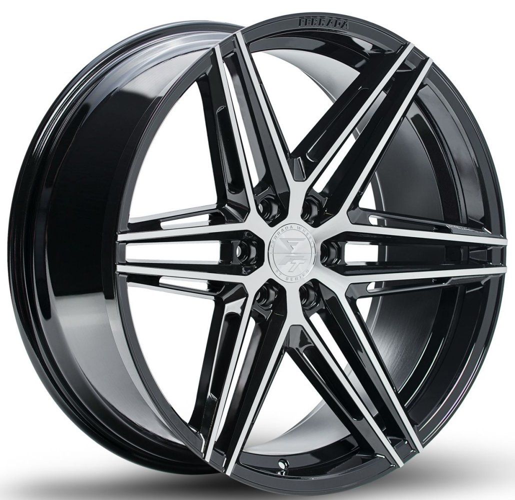 24x10 Ferrada FT4 Machine Black 6x135 25mm