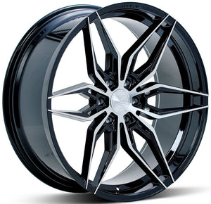 24x10 Ferrada FT5 Machine Black 6x135 25mm