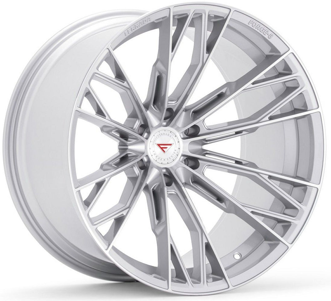 20x9.5 Ferrada Forge-8 Off-Road FTR11 Machine Silver (Rotary Forged) 6x5.5/139.7 15mm