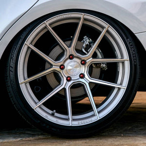 21x10.5 Ferrada Forge-8 FR8 Machine Silver (Rotary Forged) 5x4.5/114.3 25mm