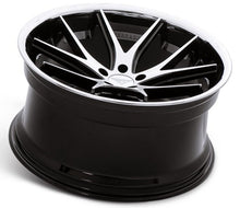 20x11.5 Ferrada FR2 Machine Black w/ Chrome Lip 5x4.5/114.3 15mm