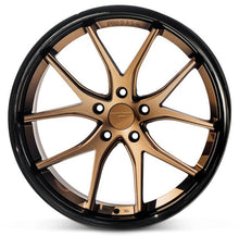 20x11.5 Ferrada FR2 Matte Bronze w/ Gloss Black Lip 5x4.5/114.3 15mm