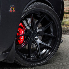 22x10.5 Ferrada FR2 Matte Black w/ Gloss Black Lip 5x4.25/108 35mm