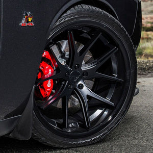 20x9 Ferrada FR2 Matte Black w/ Gloss Black Lip 5x4.5/114.3 25mm