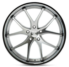 22x9.5 Ferrada FR2 Machine Silver w/ Chrome Lip 5x112 15mm