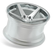 22x10.5 Ferrada FR3 Machine Silver w/ Chrome Lip 5x4.25/108 35mm